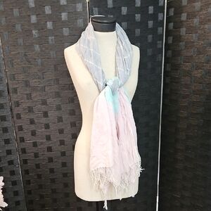 Victoire Hommes Pastel Ombre Cotton Lightweight Scarf